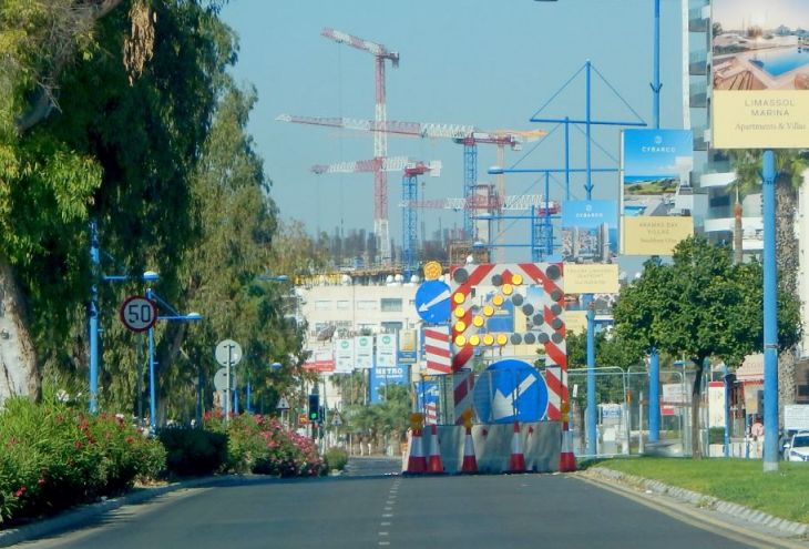 400-метровые участки Морской дороги Лимассола будут перекрывать полтора года | Европа Кипр