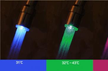 Радуга из крана – светодиодная насадка с подсветкой воды Как это работает